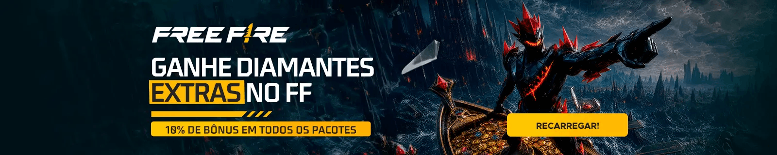 Free Fire — Diamantes extras
